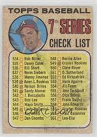 High # - 7th Series Checklist (Clete Boyer) (539 is Amer. L. Rookies) [COMC&nbs…
