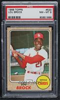 High # - Lou Brock [PSA 8 NM‑MT]