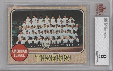 1968 Topps - [Base] #528 - High # - Detroit Tigers Team [BVG 8 NM‑MT]