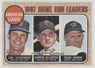 1968 Topps - [Base] #6 - League Leaders - Carl Yastrzemski, Harmon Killebrew, Frank Howard [Good to VG‑EX]