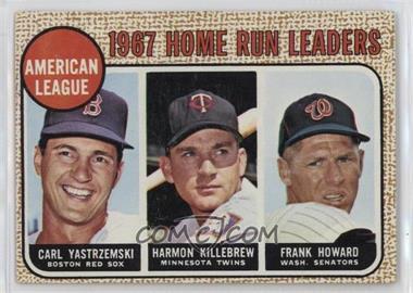 1968 Topps - [Base] #6 - League Leaders - Carl Yastrzemski, Harmon Killebrew, Frank Howard [Good to VG‑EX]