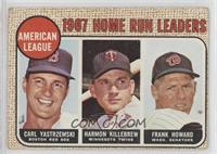 League Leaders - Carl Yastrzemski, Harmon Killebrew, Frank Howard