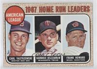 League Leaders - Carl Yastrzemski, Harmon Killebrew, Frank Howard