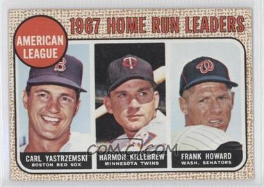 1968 Topps - [Base] #6 - League Leaders - Carl Yastrzemski, Harmon Killebrew, Frank Howard