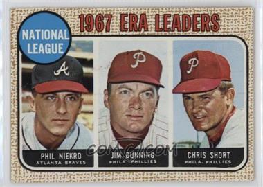 1968 Topps - [Base] #7 - League Leaders - Phil Niekro, Jim Bunning, Chris Short