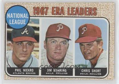 1968 Topps - [Base] #7 - League Leaders - Phil Niekro, Jim Bunning, Chris Short