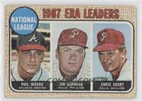 League Leaders - Phil Niekro, Jim Bunning, Chris Short [Poor to Fair]