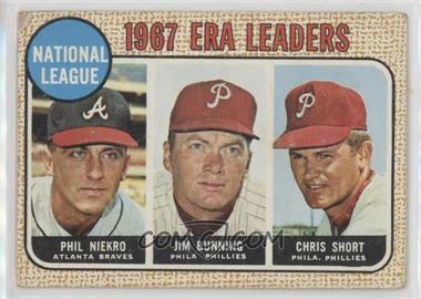 1968 Topps - [Base] #7 - League Leaders - Phil Niekro, Jim Bunning, Chris Short