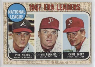 1968 Topps - [Base] #7 - League Leaders - Phil Niekro, Jim Bunning, Chris Short