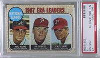 League Leaders - Phil Niekro, Jim Bunning, Chris Short [PSA 8 NM̴…