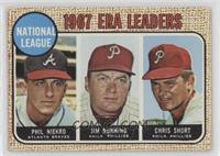 League Leaders - Phil Niekro, Jim Bunning, Chris Short [Good to VG…