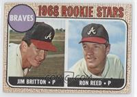 1968 Rookie Stars - Jim Britton, Ron Reed