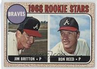 1968 Rookie Stars - Jim Britton, Ron Reed