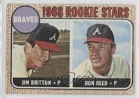 1968 Rookie Stars - Jim Britton, Ron Reed [Poor to Fair]