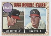 1968 Rookie Stars - Jim Britton, Ron Reed [Noted]