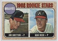 1968 Rookie Stars - Jim Britton, Ron Reed [Good to VG‑EX]