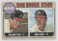 1968 Rookie Stars - Jim Britton, Ron Reed [Poor to Fair]