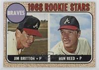 1968 Rookie Stars - Jim Britton, Ron Reed