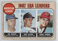 League Leaders - Joe Horlen, Gary Peters, Sonny Siebert [Good to VG&#…