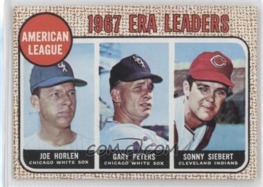 1968 Topps - [Base] #8 - League Leaders - Joe Horlen, Gary Peters, Sonny Siebert