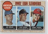 League Leaders - Joe Horlen, Gary Peters, Sonny Siebert