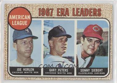 1968 Topps - [Base] #8 - League Leaders - Joe Horlen, Gary Peters, Sonny Siebert