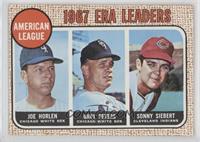 League Leaders - Joe Horlen, Gary Peters, Sonny Siebert