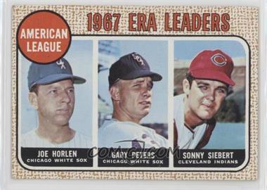 1968 Topps - [Base] #8 - League Leaders - Joe Horlen, Gary Peters, Sonny Siebert