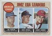 League Leaders - Joe Horlen, Gary Peters, Sonny Siebert [Good to VG&#…