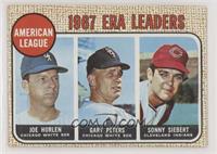 League Leaders - Joe Horlen, Gary Peters, Sonny Siebert [Good to VG&#…