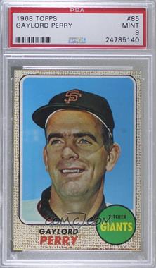 1968 Topps - [Base] #85 - Gaylord Perry [PSA 9 MINT]