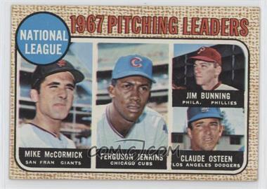 1968 Topps - [Base] #9 - League Leaders - Mike McCormick, Ferguson Jenkins, Jim Bunning, Claude Osteen