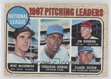 1968 Topps - [Base] #9 - League Leaders - Mike McCormick, Ferguson Jenkins, Jim Bunning, Claude Osteen