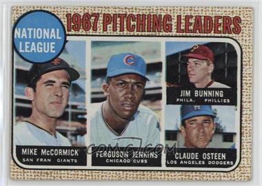 1968 Topps - [Base] #9 - League Leaders - Mike McCormick, Ferguson Jenkins, Jim Bunning, Claude Osteen