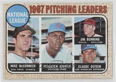 1968 Topps - [Base] #9 - League Leaders - Mike McCormick, Ferguson Jenkins, Jim Bunning, Claude Osteen