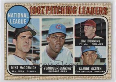 1968 Topps - [Base] #9 - League Leaders - Mike McCormick, Ferguson Jenkins, Jim Bunning, Claude Osteen