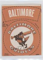 Baltimore Orioles Round Logo (Orange)