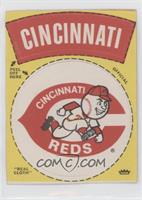 Cincinnati Reds Round Logo (Copyright on Logo, No Piping on Mascot Uniform)