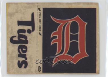 1969-76 Fleer Cloth Patches - [Base] #_DEHL.2 - Detroit Tigers Hat Logo (Red D) [Poor to Fair]