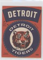 Detroit Tigers Round Logo (Rounder Tiger Head Looking Slightly Right)