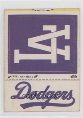 1969-76 Fleer Cloth Patches - [Base] #_LAHL - Los Angeles Dodgers Hat Logo