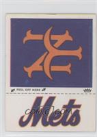 New York Mets Hat Logo (Dark Blue Background)