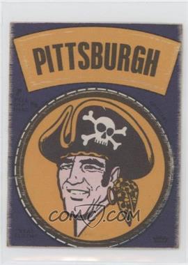 1969-76 Fleer Cloth Patches - [Base] #_PIRL.1 - Pittsburgh Pirates Round Logo (Dark Yellow, Pirate's Face is Light Pink) [Good to VG‑EX]