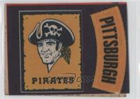 Pittsburgh Pirates Rectangular Logo (Light Yellow) [COMC RCR Poor]
