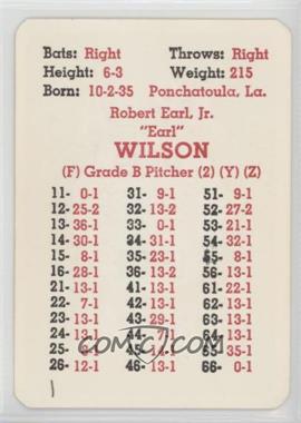 1969 APBA Baseball 1968 Season - [Base] #_EAWI - Earl Wilson [Poor to Fair]