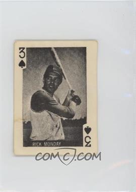 1969 Globe Imports Playing Cards - Gas Station Issue [Base] #3S - Rick Monday