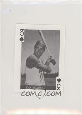 1969 Globe Imports Playing Cards - Gas Station Issue [Base] #3S - Rick Monday