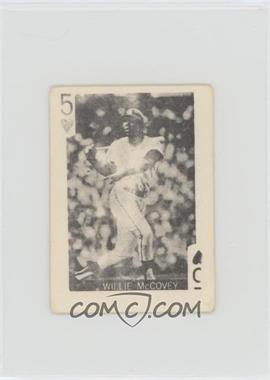 1969 Globe Imports Playing Cards - Gas Station Issue [Base] #5H - Willie McCovey [Good to VG‑EX]