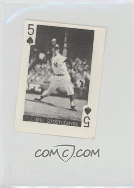 1969 Globe Imports Playing Cards - Gas Station Issue [Base] #5S - Mel Stottlemyre