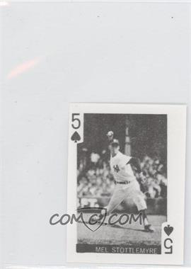 1969 Globe Imports Playing Cards - Gas Station Issue [Base] #5S - Mel Stottlemyre